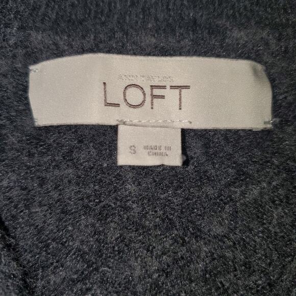 LOFT small gray wool blend cardigan - Picture 8 of 10